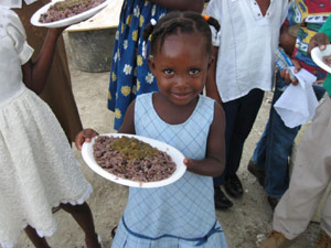 Buying Rice in Leogane